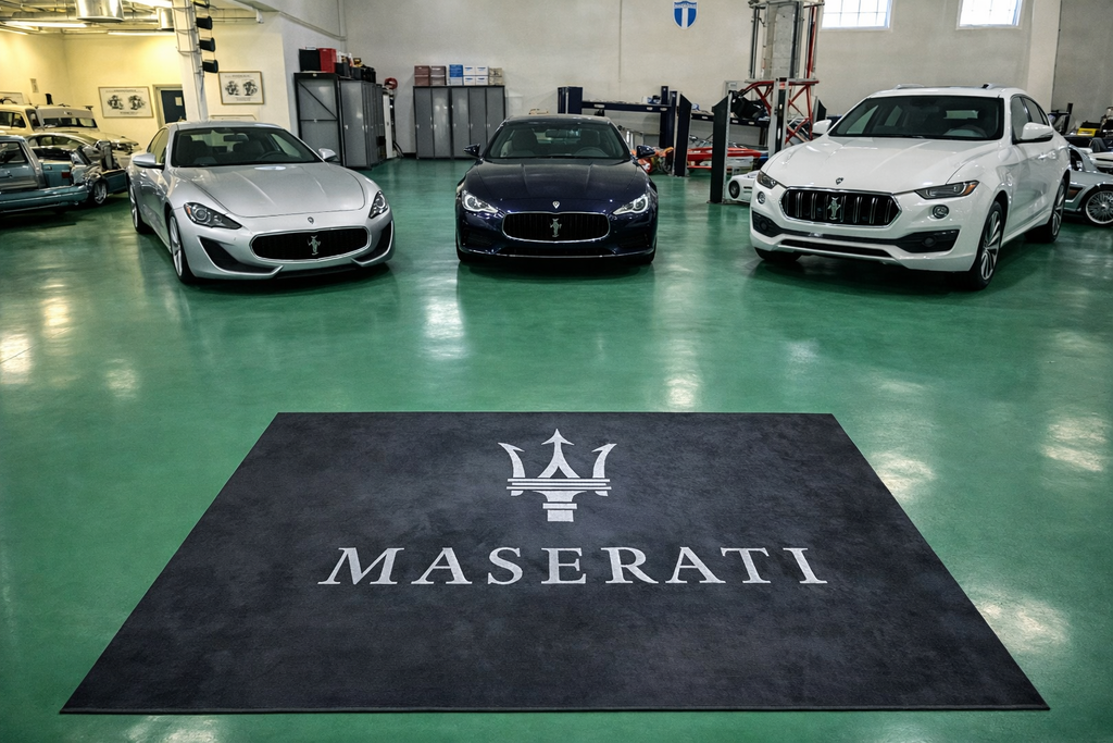 Maserati Luxury Rug 59.1 × 86.6 inch Home, Garage & Display Carpet