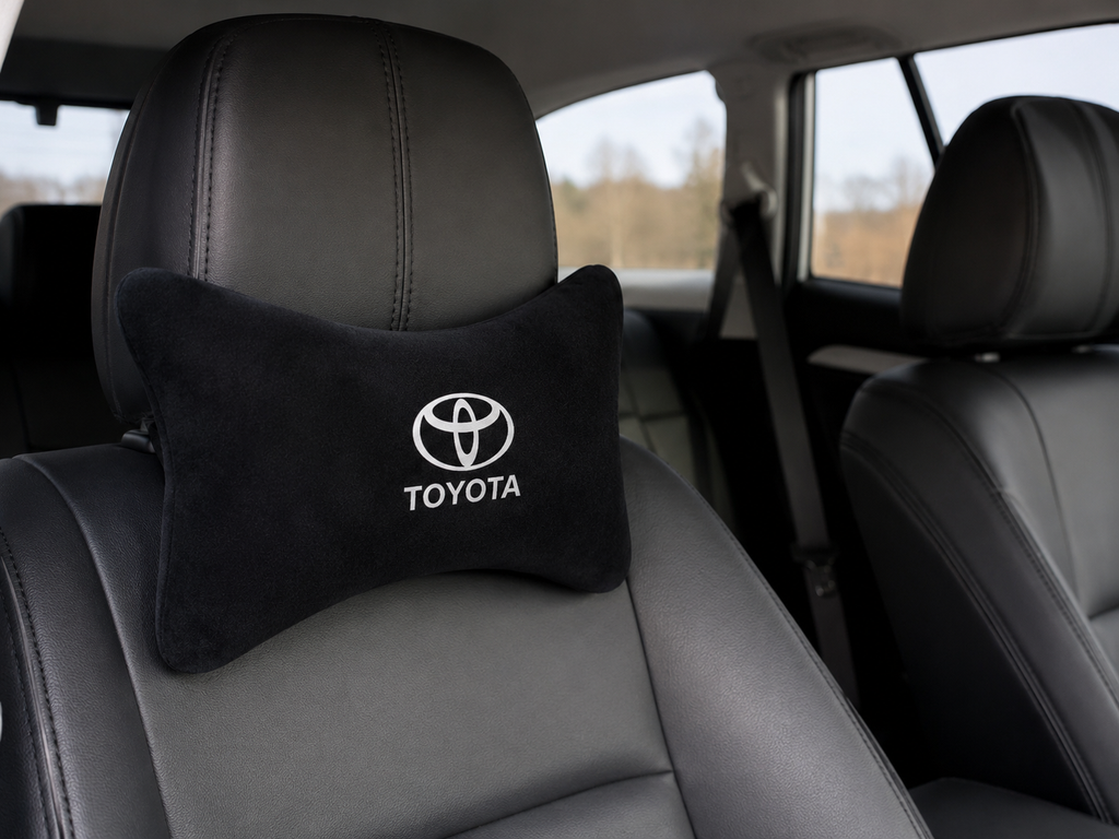 Toyota Velvet Neck Pillow, 2pcs