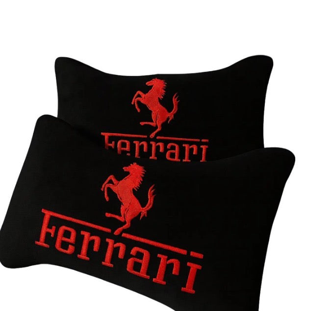 Ferrari Neck Pillows Premium Comfort and Style (2 PCS)