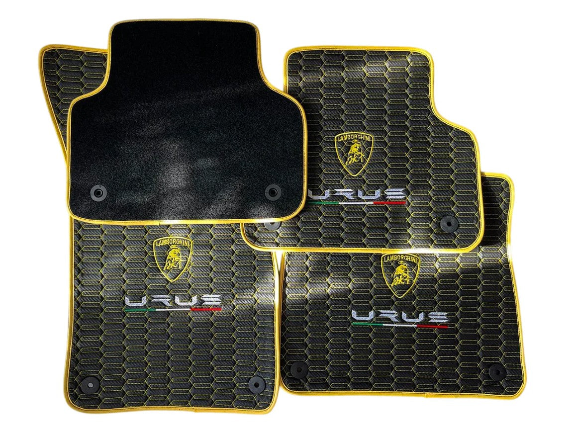 For Lamborghini URUS Car Floor Mats Custom fit Leather for all URUS Waterproof Carpet Liner
