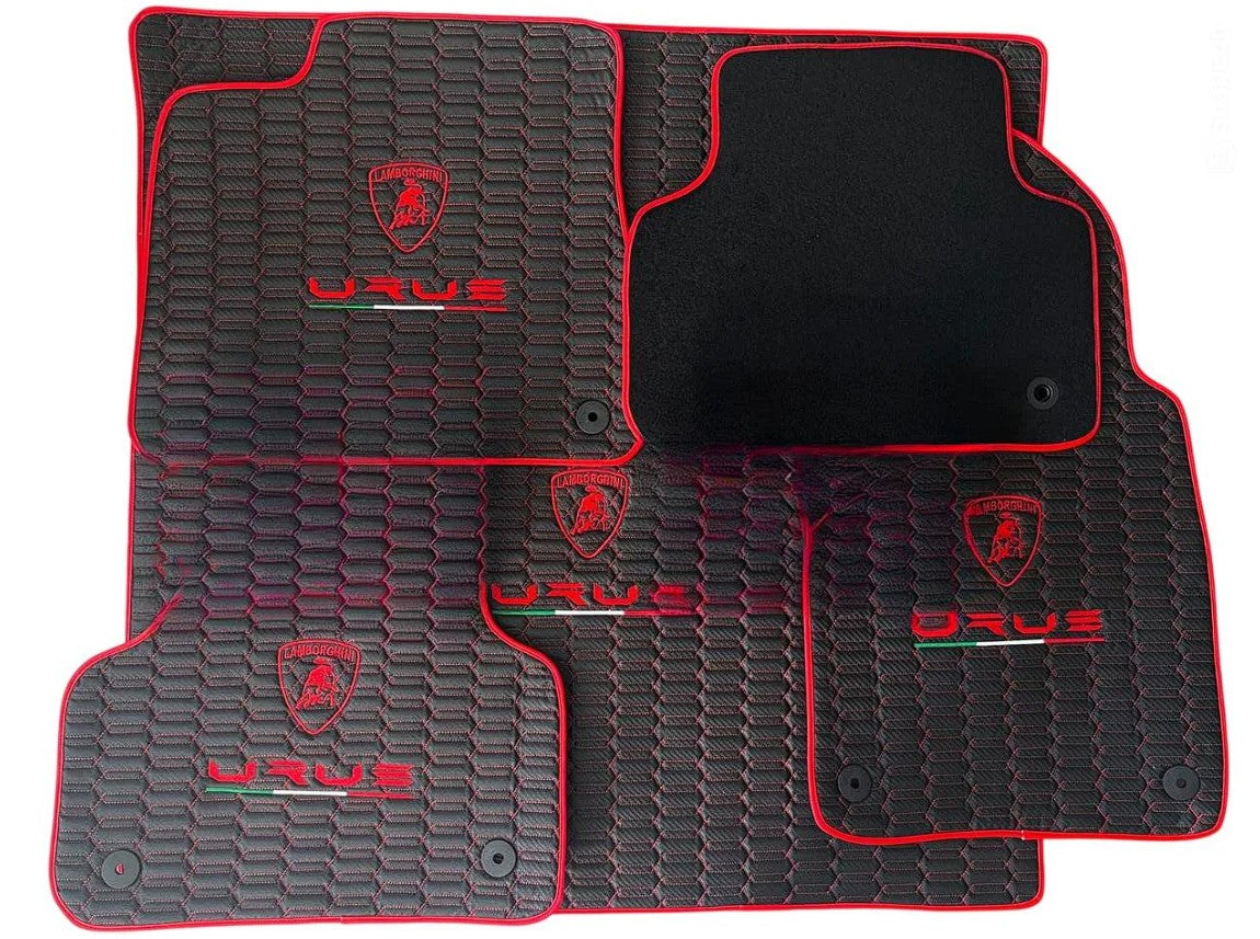 For Lamborghini URUS Car Floor Mats Custom fit Leather for all URUS Waterproof Carpet Liner