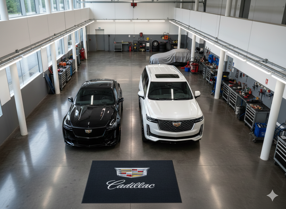 Cadillac Luxury Rug 59.1 × 86.6 inch Home, Garage & Display Carpet