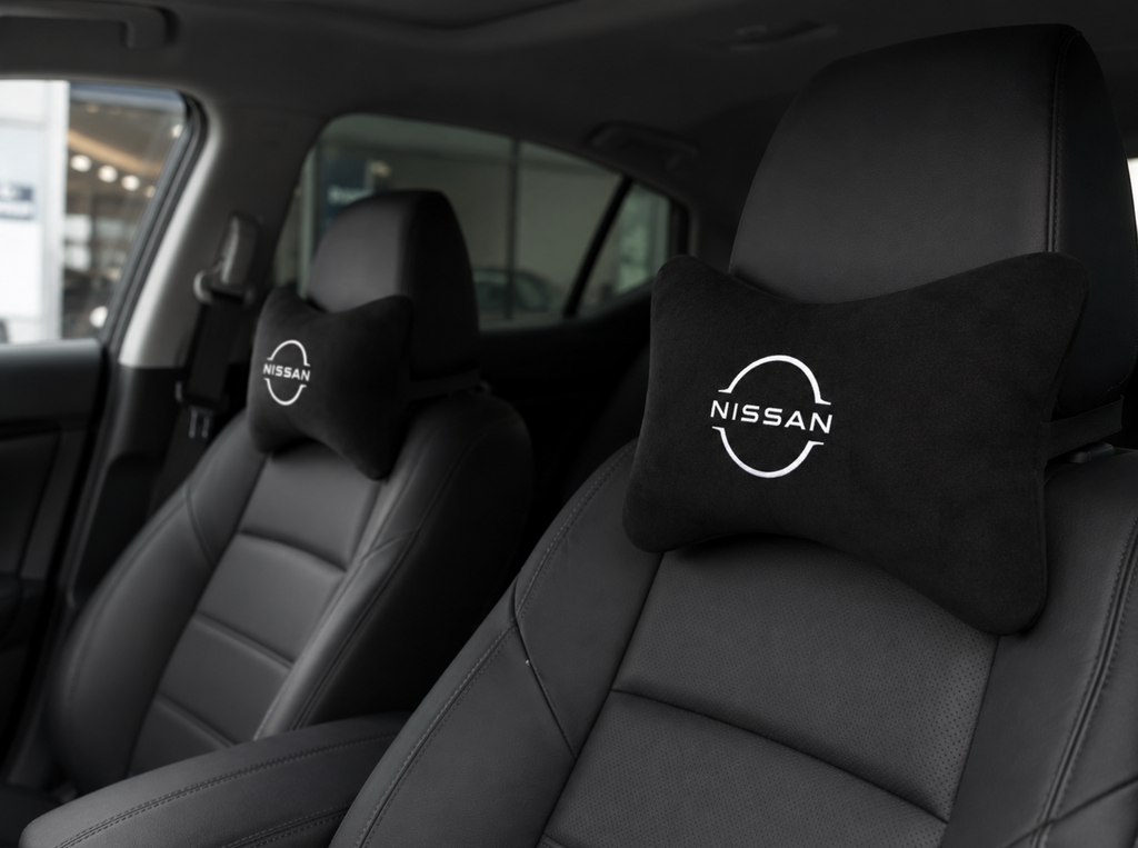 Nissan Velvet Neck Pillow, 2pcs