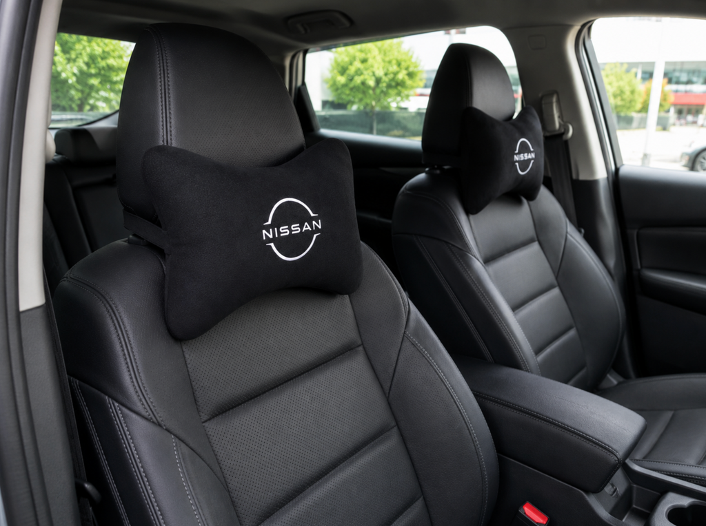 Nissan Velvet Neck Pillow, 2pcs
