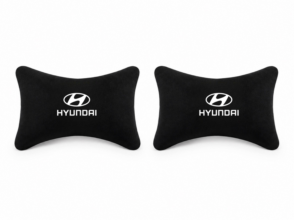 Hyundai Velvet Neck Pillow, 2pcs