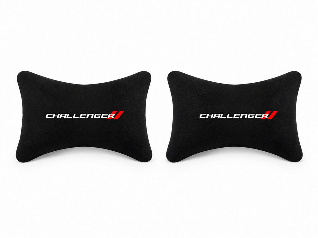 DODGE Velvet Neck Pillow, 2pcs ( Challenger-Viper-Srt )
