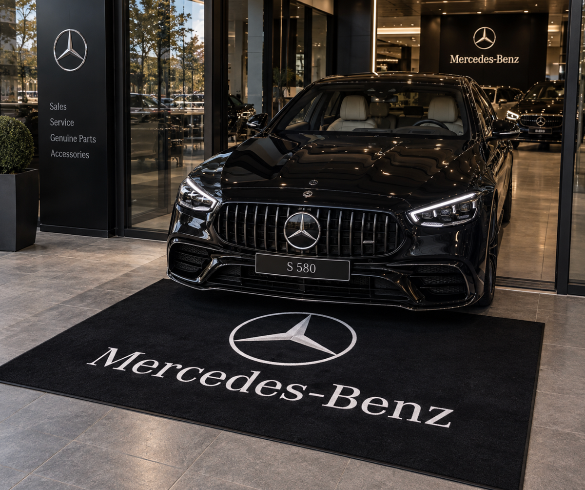 Mercedes Benz Luxury Rug 59.1 × 86.6 inch Home, Garage & Display Carpet