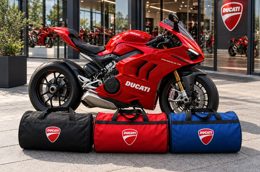 Ducati Motorcycle Duffel Bag – Premium Travel & Gear Bag for Riders