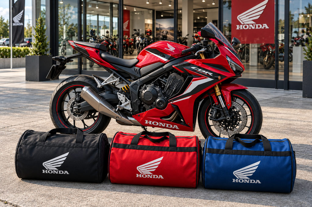 Honda Motorcycle Duffel Bag – Premium Travel & Gear Bag for Riders