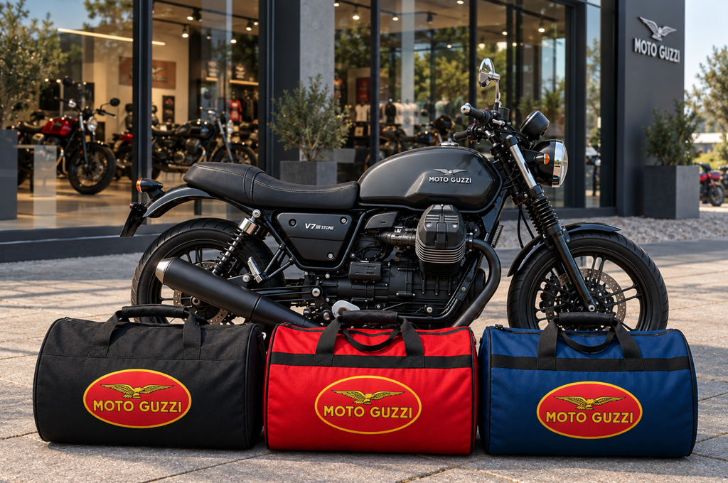 Moto Guzzi Motorcycle Duffel Bag – Premium Travel & Gear Bag for Riders