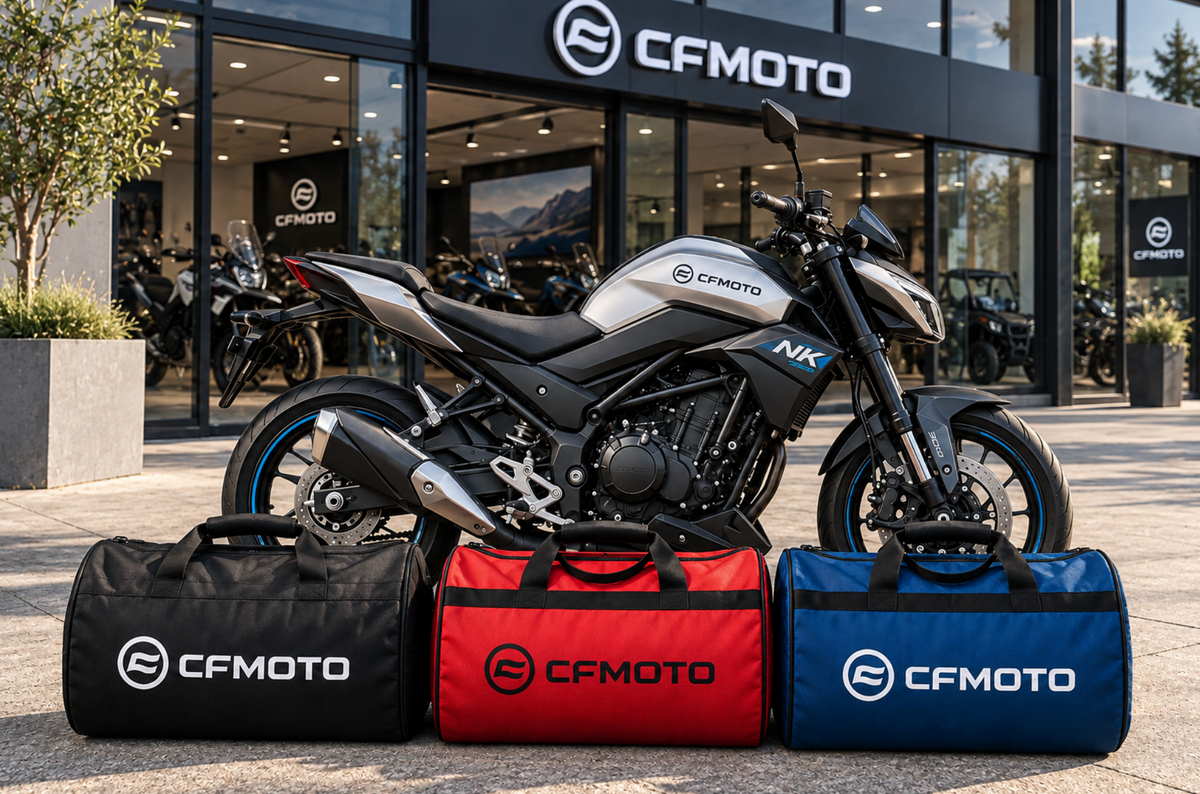 CFMOTO Motorcycle Duffel Bag – Premium Travel & Gear Bag for Riders