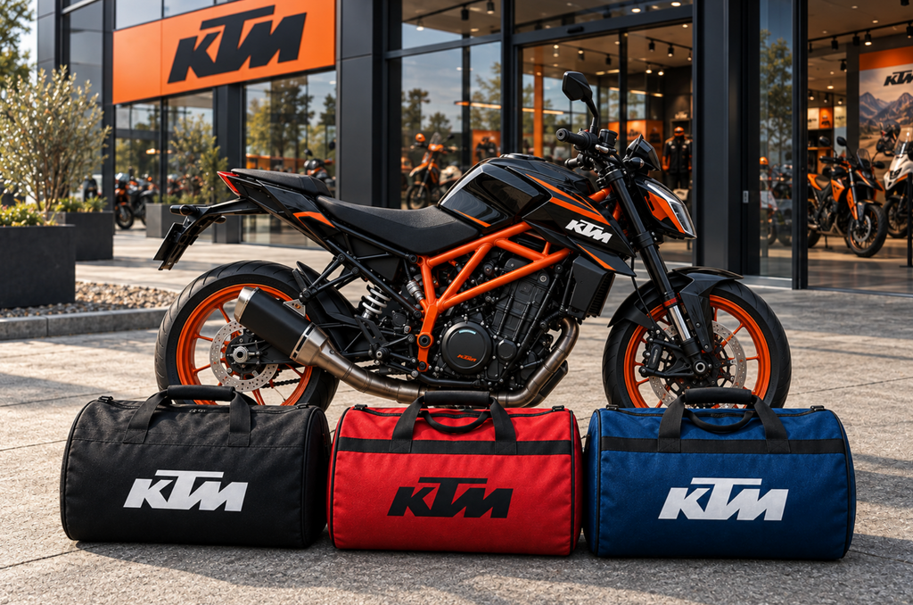KTM Motorcycle Duffel Bag – Premium Travel & Gear Bag for Riders