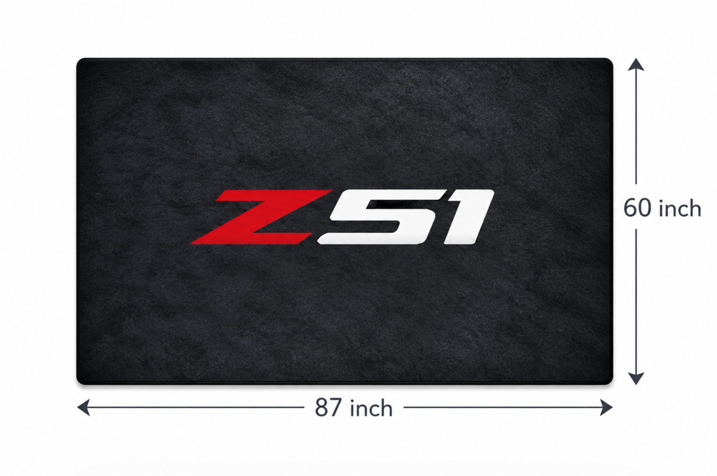 Corvette Rug ( Jake Skull-Stingray-ZR1-Z51-E RAY-GRAND SPORT-Z06-C8.R ), (60x87 Inches)