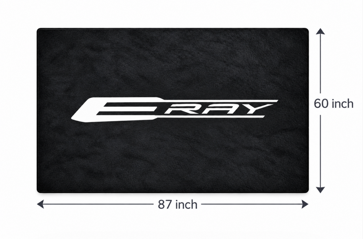 Corvette Rug ( Jake Skull-Stingray-ZR1-Z51-E RAY-GRAND SPORT-Z06-C8.R ), (60x87 Inches)