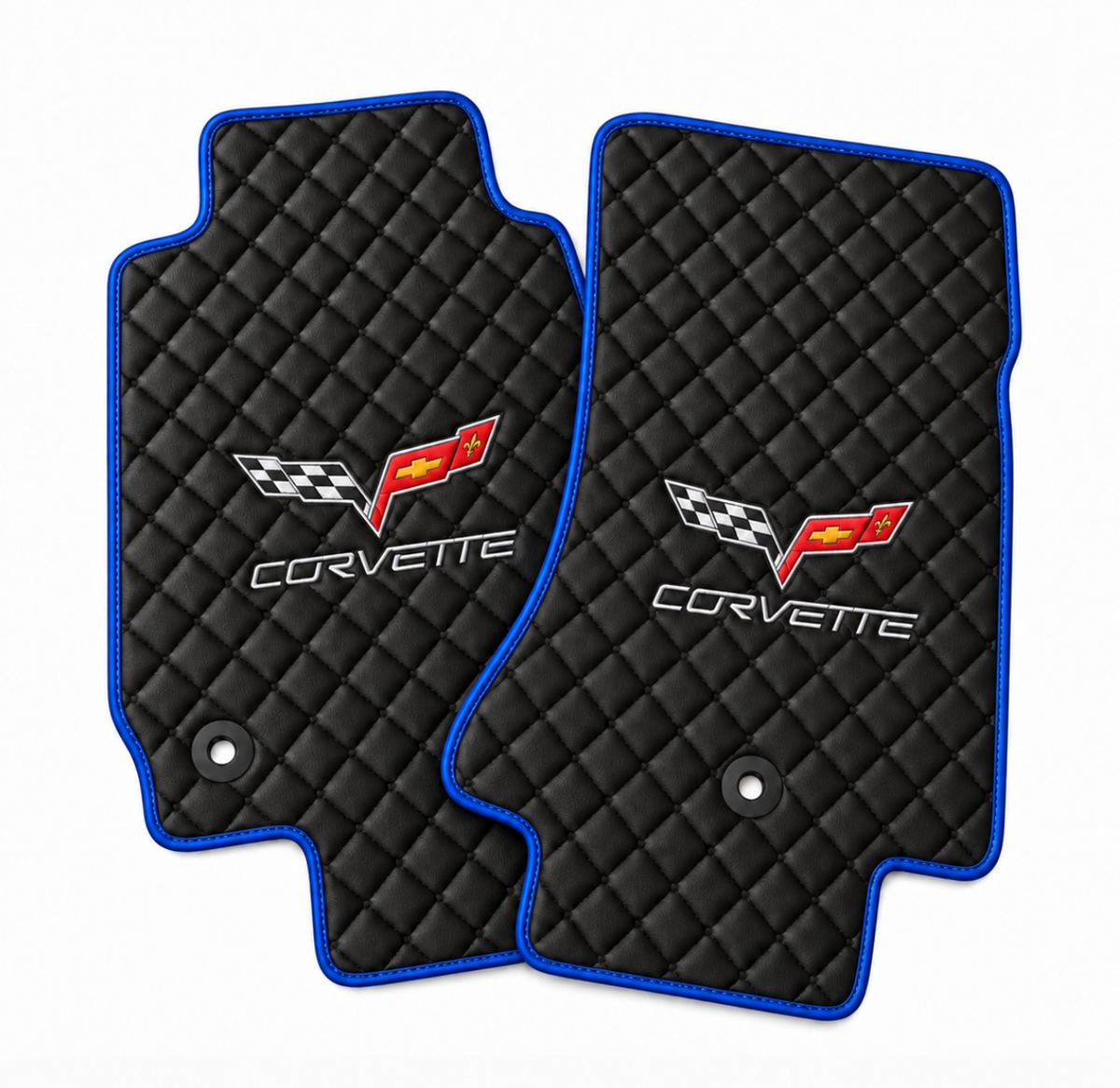CORVETTE C6 leather car floor mat, CORVETTE waterproof custom car mat