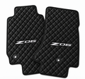CORVETTE Z06 leather car floor mat, CORVETTE waterproof custom car mat