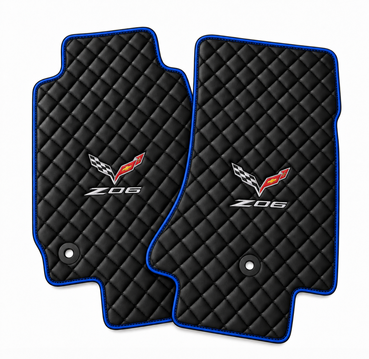 CORVETTE C7 Z06 leather car floor mat, CORVETTE waterproof custom car mat