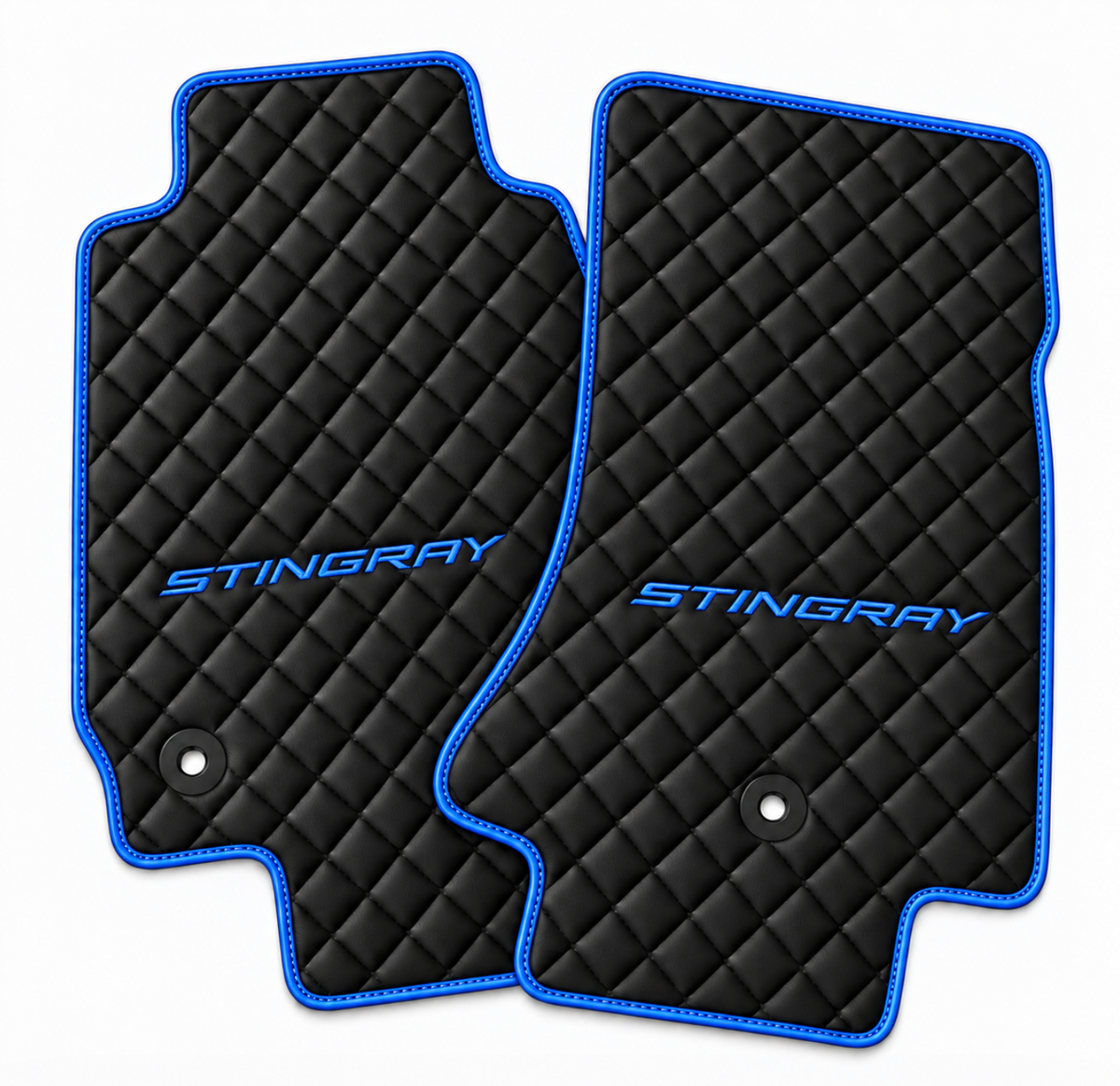CORVETTE Stingray leather car floor mat, CORVETTE waterproof custom car mat
