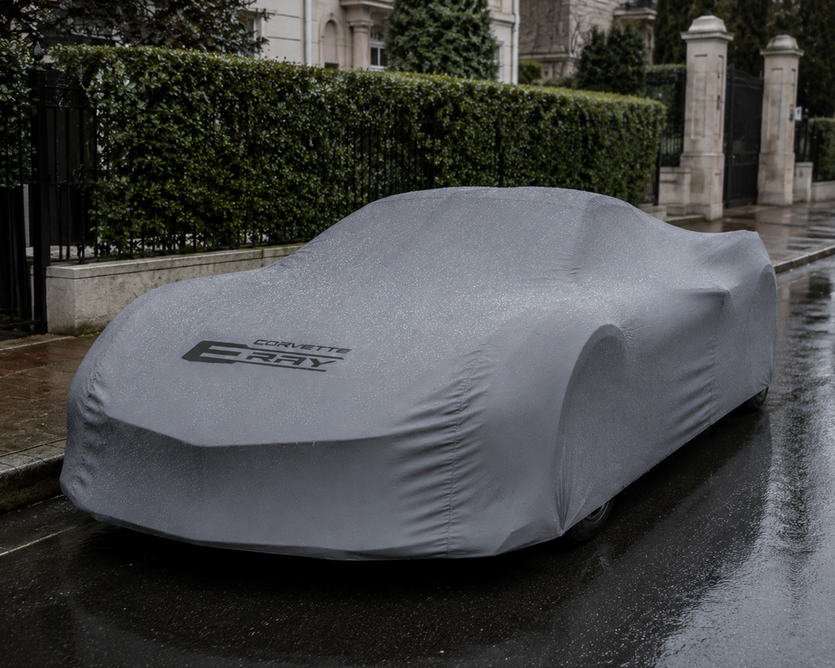Corvette C8 E RAY Outdoor Car Cover, custom-made Corvette car cover, A++