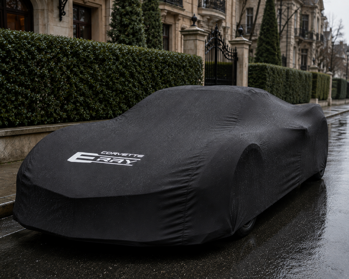 Corvette C8 E RAY Outdoor Car Cover, custom-made Corvette car cover, A++