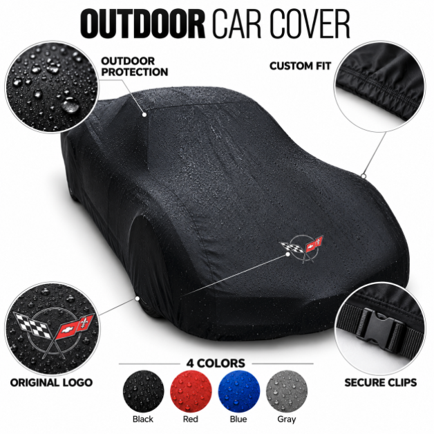Corvette C5 Outdoor Car Cover, custom-made Corvette car cover, A++