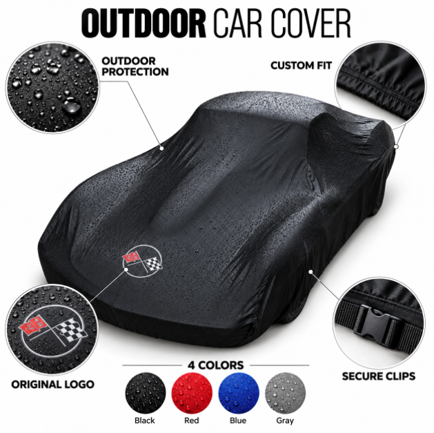 Corvette C2 Outdoor Car Cover, custom-made Corvette car cover, A++