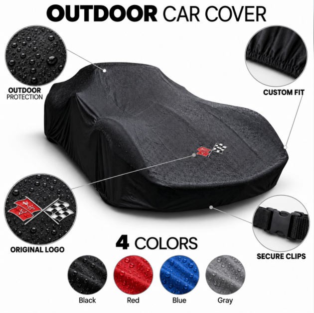 Corvette C3 Outdoor Car Cover, custom-made Corvette car cover, A++