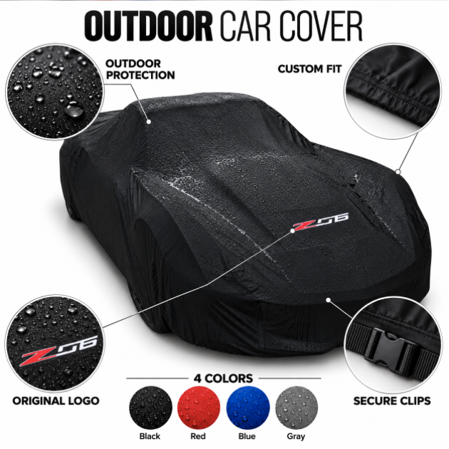 Corvette Z06 Outdoor Car Cover, custom-made Corvette car cover, A++