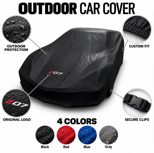 Corvette Z07 Outdoor Car Cover, custom-made Corvette car cover, A++