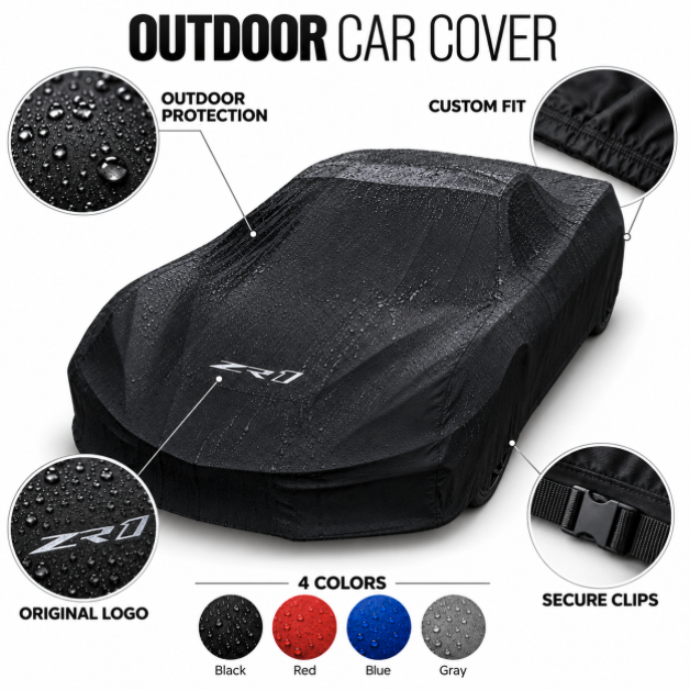 Corvette ZR1 Outdoor Car Cover, custom-made Corvette car cover, A++