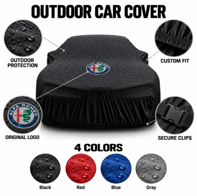 For Alfa Romeo Outdoor Waterproof Car Cover - Custom Fit