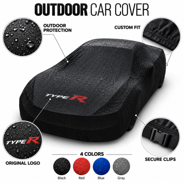 Honda Civic Type-R Outdoor Car Cover, Custom Fit Cover