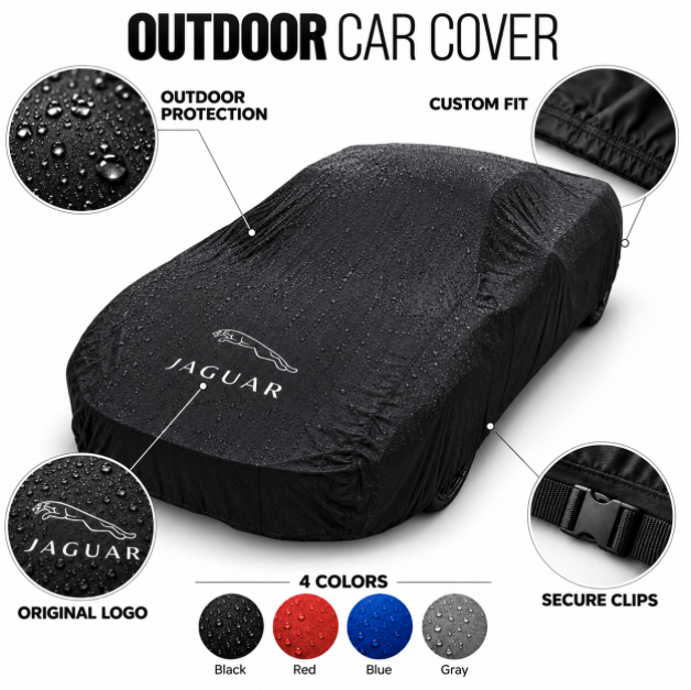 Jaguar Outdoor Car Cover, Custom Fit WaterProof Car Cover