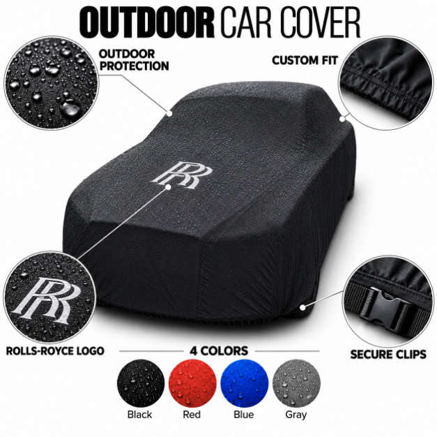 Rolls Royce Outdoor Car Cover, Custom Fit Waterproof Cover