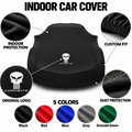CORVETTE JAKE SKULL car cover, CORVETTE JAKE SKULL custom-made indoor car cover