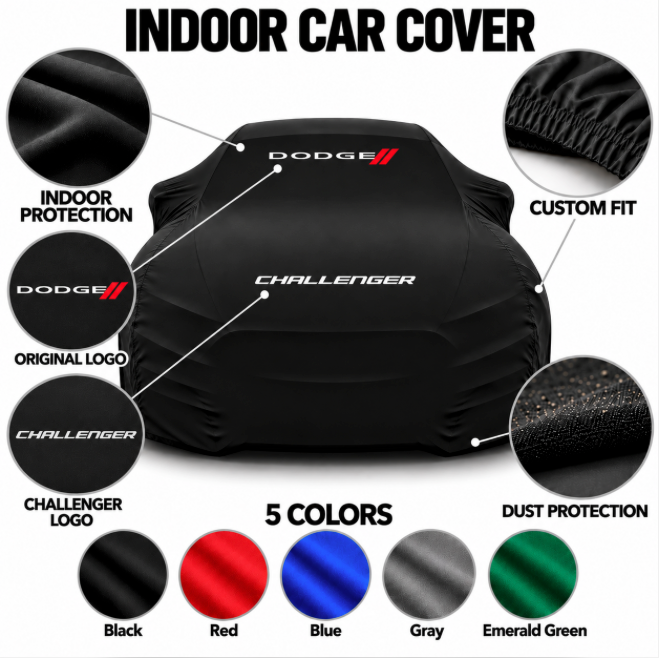 DODGE CHALLENGER car cover, DODGE CHALLENGER custom-made indoor car cover