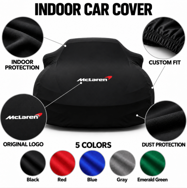 For McLaren Indoor Car Cover, Custom Fit Car Cover