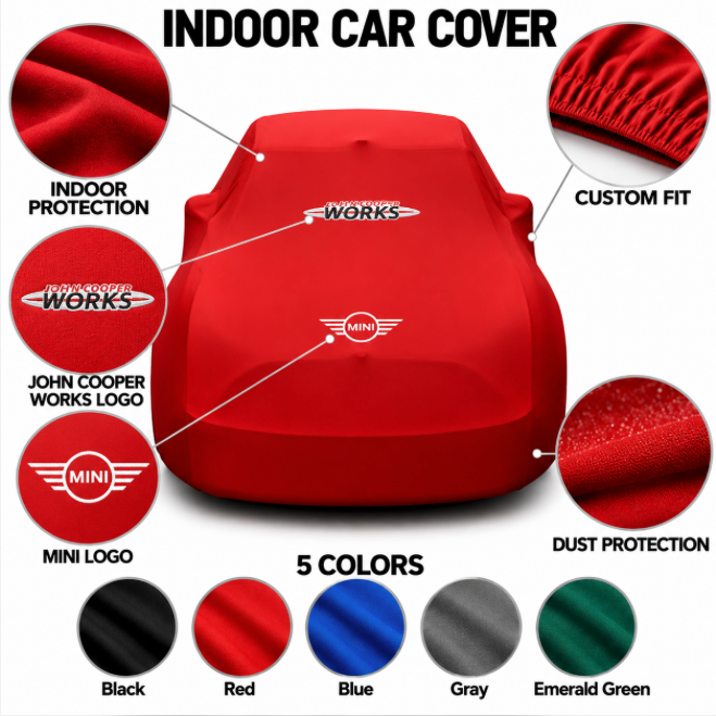 Mini Cooper Indoor Car Cover, Custom Fit Car Cover