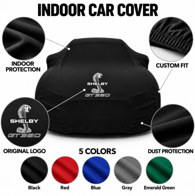 SHELBY GT350 Car Cover, SHELBY GT350 custom-made indoor car cover