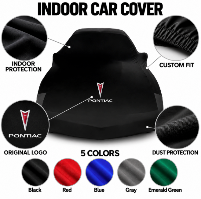 Pontiac Indoor Car Cover, Custom Fit Car Cover
