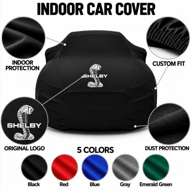 SHELBY Car Cover, SHELBY custom-made indoor car cover
