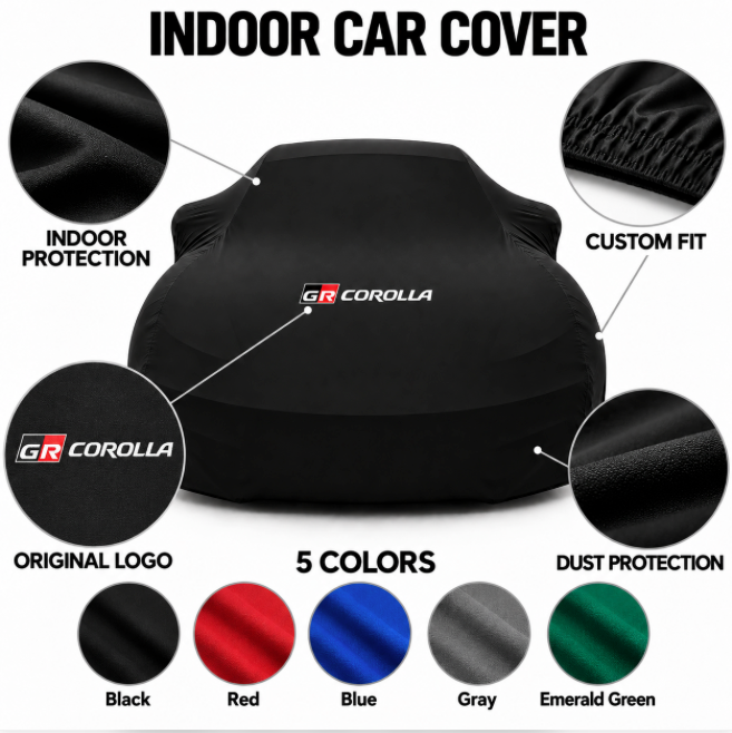 TOYOTA GR COROLLA Car Cover, GR COROLLA custom-made indoor car cover