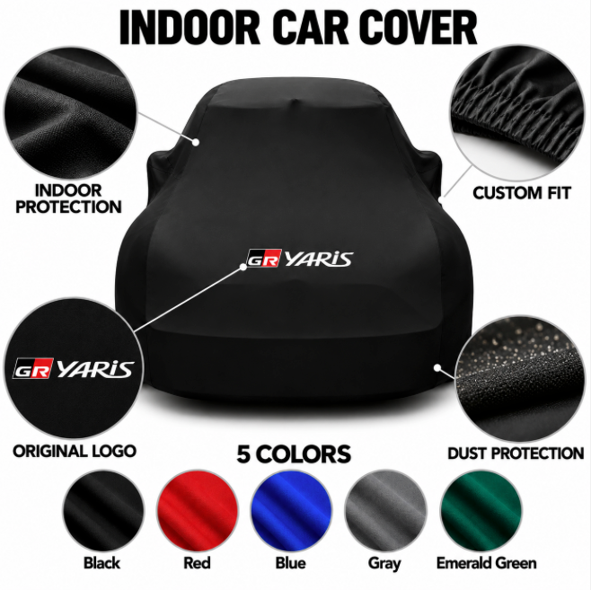 TOYOTA GR Yaris Car Cover, GR Yaris custom-made indoor car cover