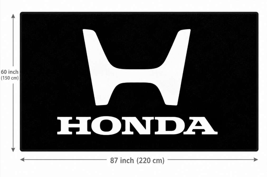 HONDA Luxury Rug 60×87 INCH Garage Floor Mat