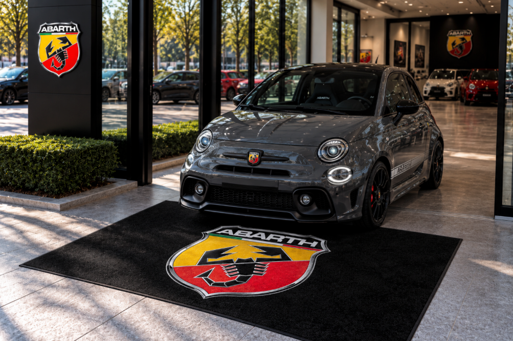 ABARTH Luxury Rug 60×87 INCH Garage Floor Mat