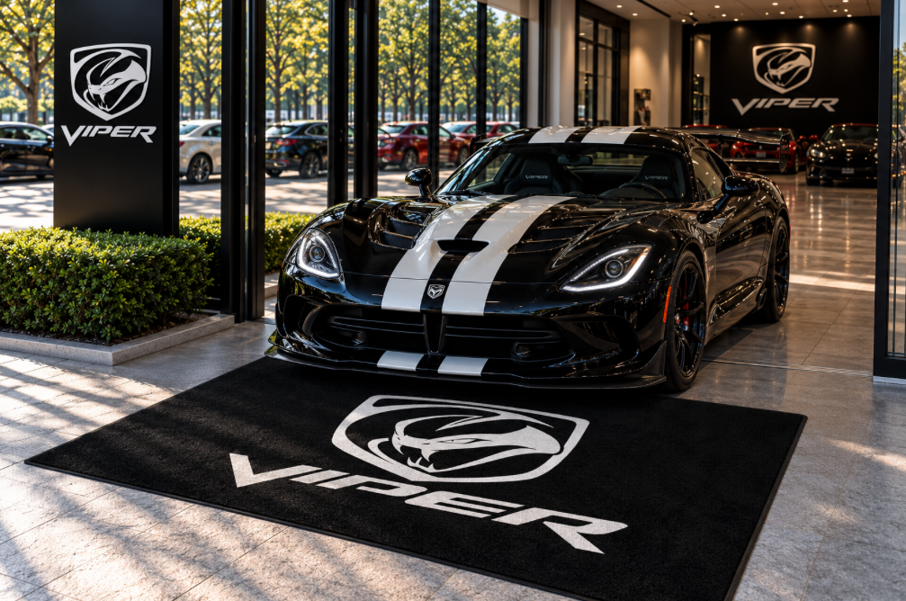 DODGE Viper Luxury Rug 60×87 INCH Garage Floor Mat