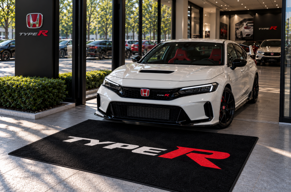HONDA Type-R Luxury Rug 60×87 INCH Garage Floor Mat