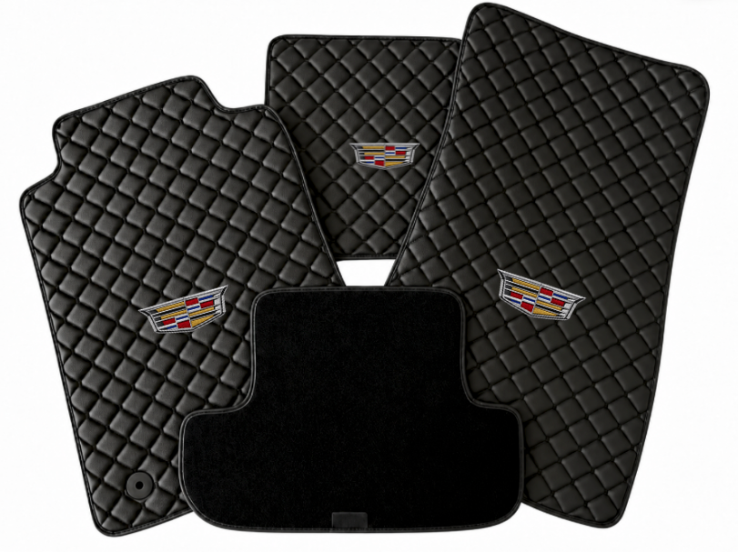 Cadillac Leather Car Floor Mat, Cadillac Waterproof Custom Car Mat