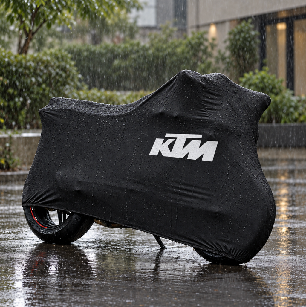 KTM Motorcycle Protective Outdoor Cover – Rain, Sun & Dust Resistant