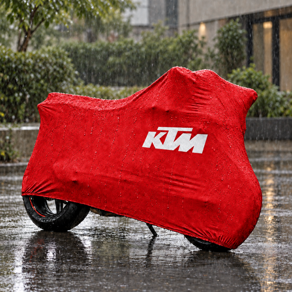 KTM Motorcycle Protective Outdoor Cover – Rain, Sun & Dust Resistant
